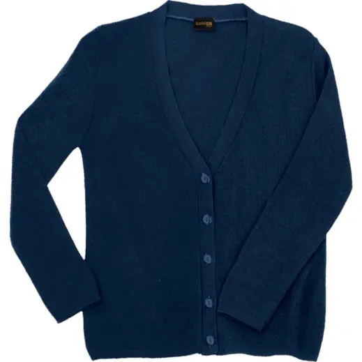 Ladies Basic Cardigan Navy